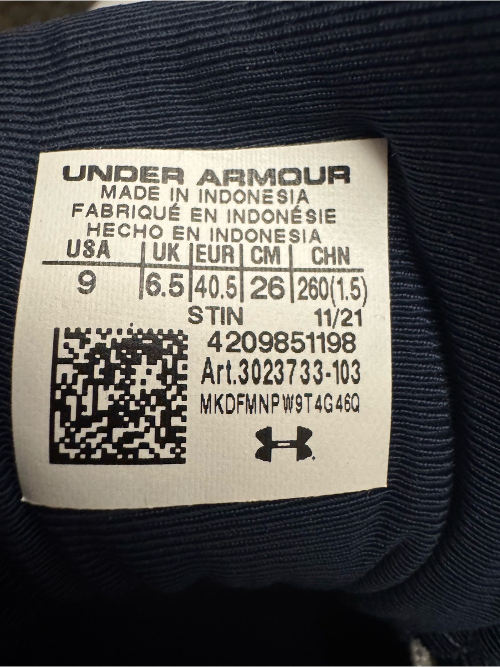UNDER ARMOUR CHARGED BREATHE SPIKELESS WOMENS GOLF SHOES Size 9 - Picture 7 of 7